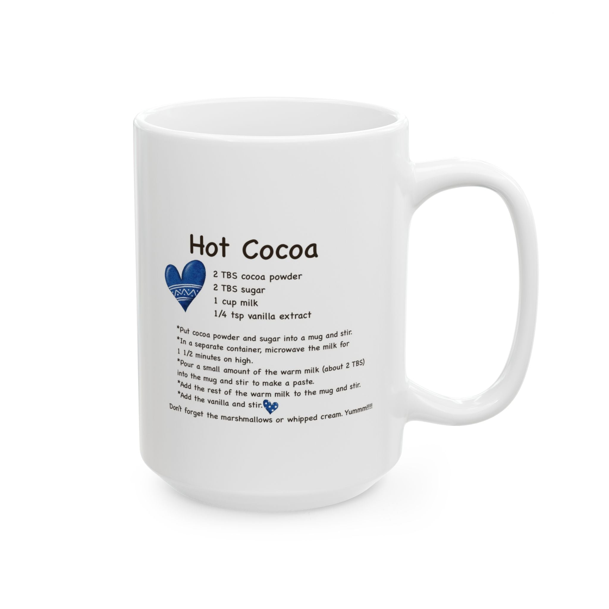 Funny Squirrel Hot Cocoa Mug | Silly Snowball Throwing Squirrel | Winter Coffee Cup with Cocoa Recipe
