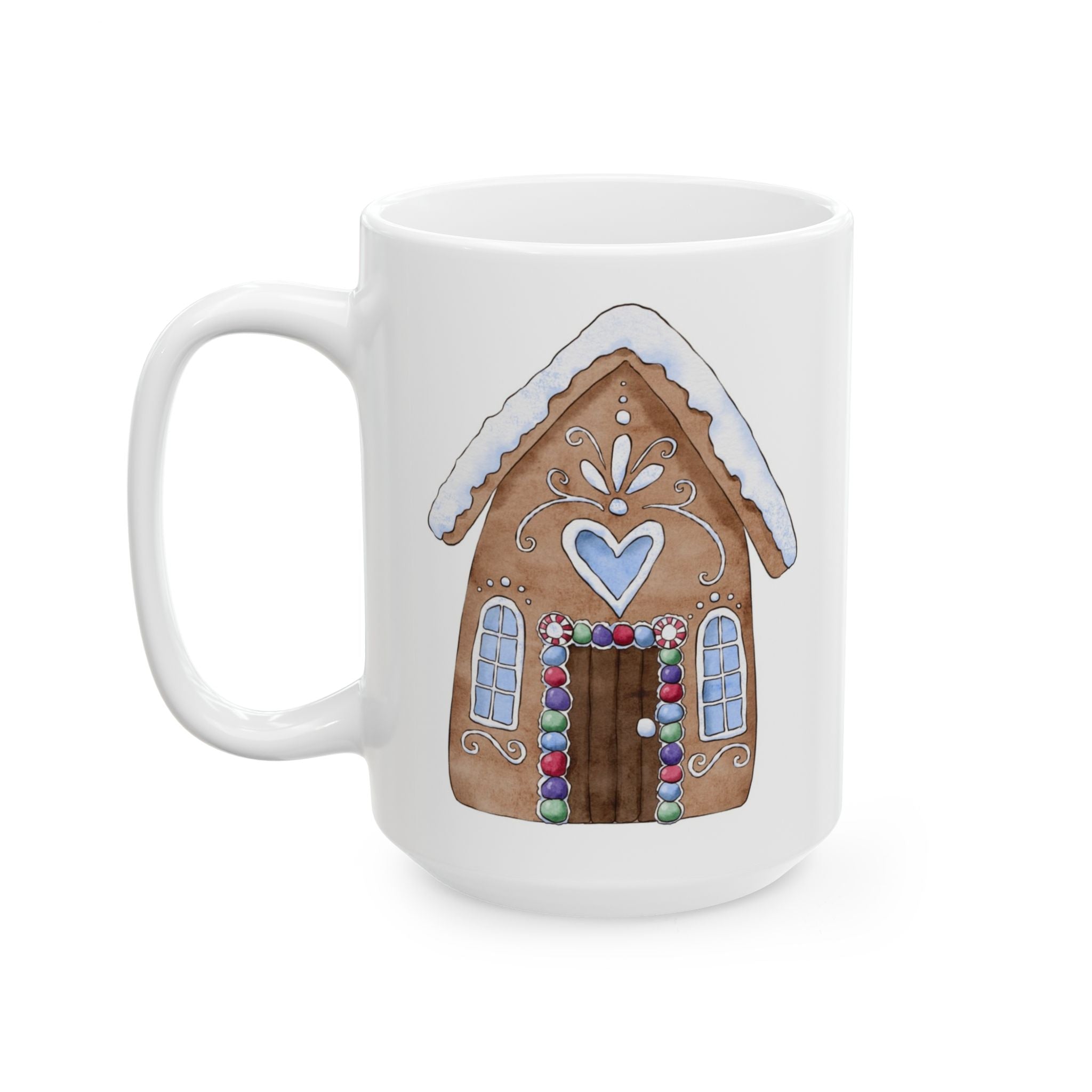 Gingerbread House Christmas Mug | Cozy Holiday Coffee Cup with Hot Cocoa Recipe