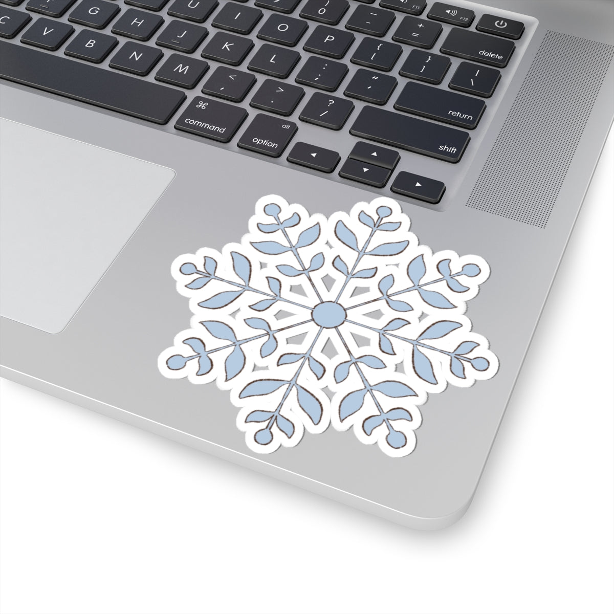Snowflake Sticker | Cozy Winter Vinyl Decal | Festive Holiday Snowflake Design