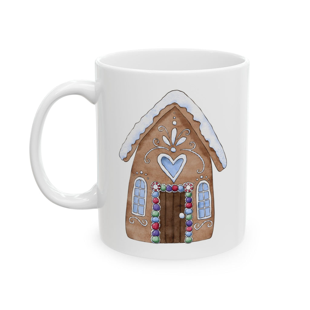 Gingerbread House Christmas Mug | Cozy Holiday Coffee Cup with Hot Cocoa Recipe