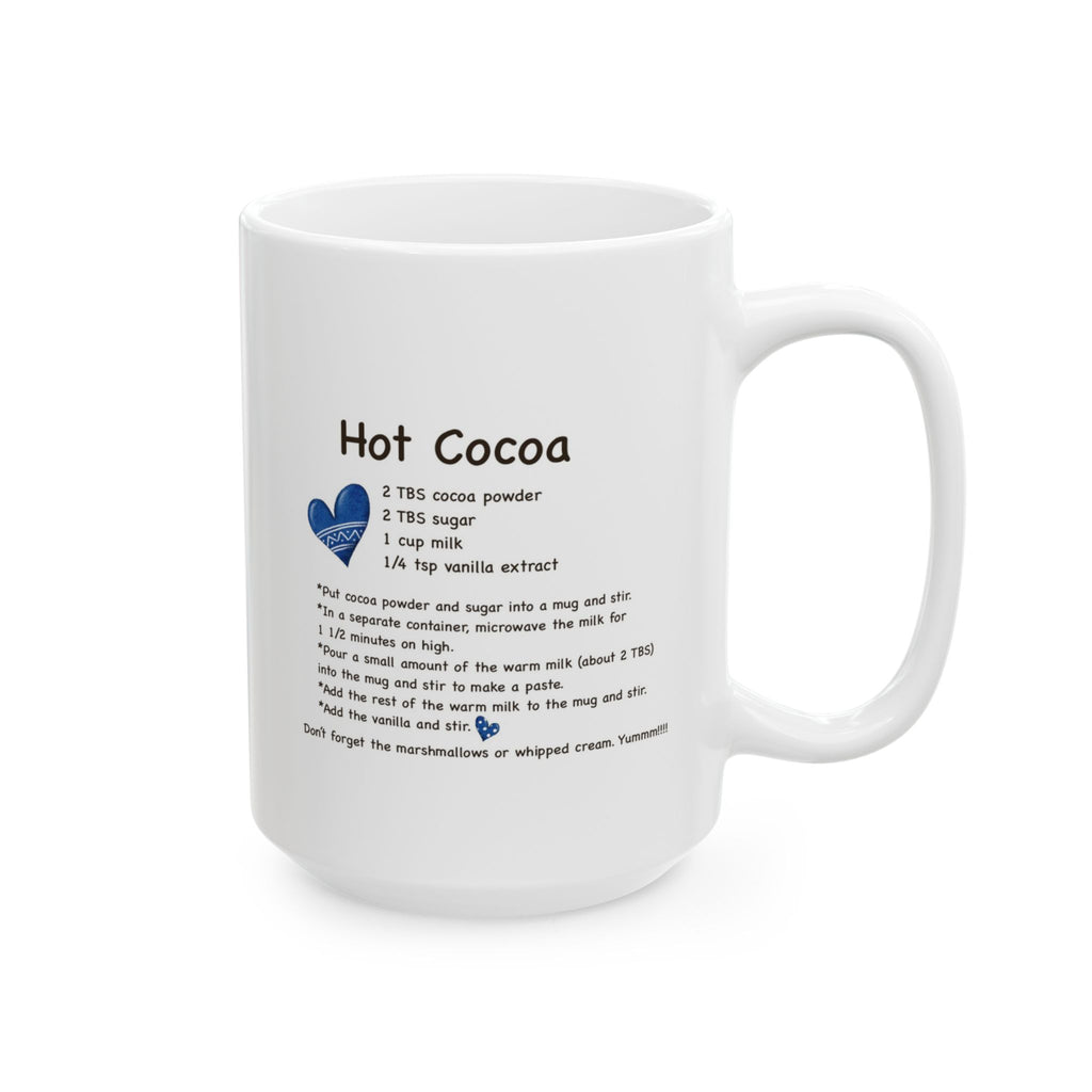 Penguin Mug with Stocking Cap | Cozy Christmas Coffee Cup with Hot Cocoa Recipe | Holiday Ceramic Mug